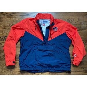 VTG Auburn Tigers Crew Windbreaker Jacket Mens Sz Medium Gore Boathouse USA Made